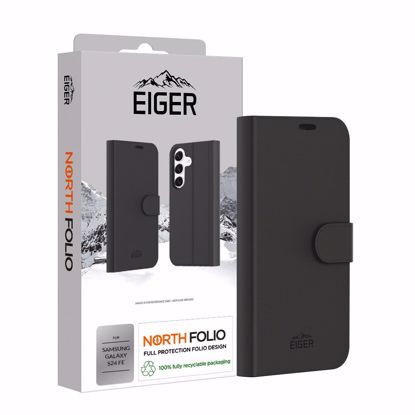 Picture of Eiger Eiger North Folio Case for Samsung Galaxy S24 FE in Black